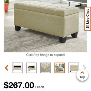 Storage ottoman